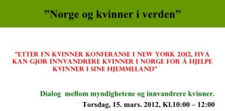 Hvordan kan innvandrerkvinner hjelpe kvinner i sine hjemland?