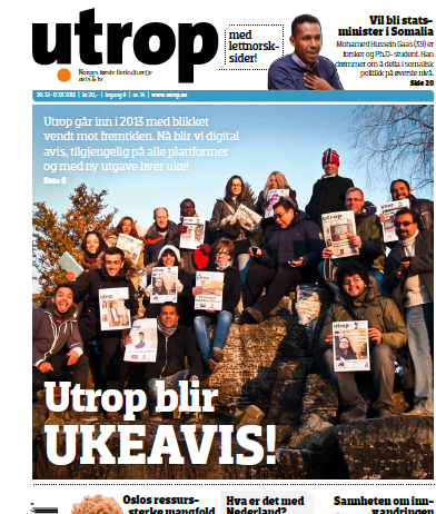 Utrops utgave 14 – 2012 er ute nå!