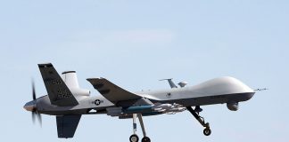 Sju drept av droner