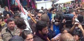 Flere tiltalls masjerte mot innvandring i Chile