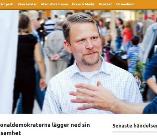 Høyreekstremt parti legger ned i Sverige