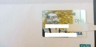 Beklager antisemittisk tegning på bankkort