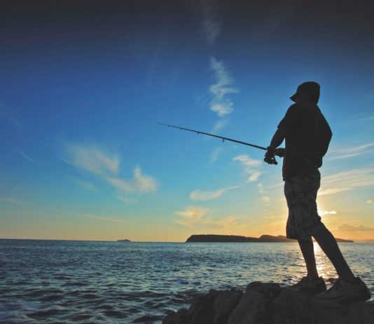 Turist-fiskere til sjenanse