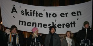 Fakkeltog for forfulgte kristne i Norge