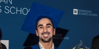 Nabil beste BI-student på Master of Science