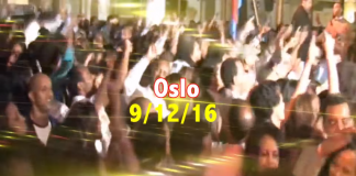 Fest i Oslo til støtte for diktaturet i Eritrea