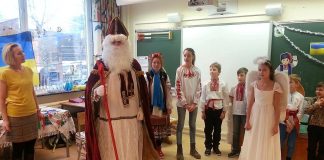 Ukrainsk-norsk skole feiret jul