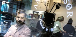 Syrisk frisør med norsk lærling