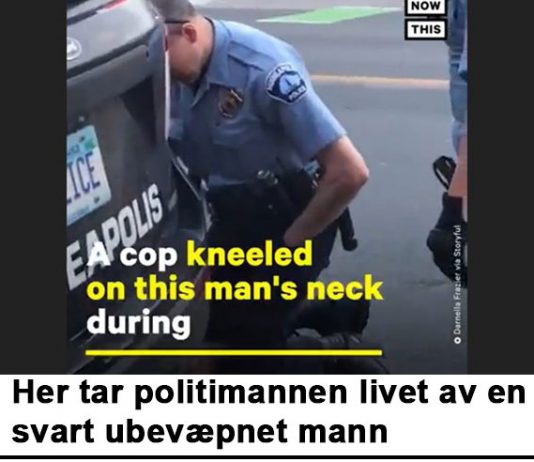 Ny video av viser tre politimenn som kneler på Floyd