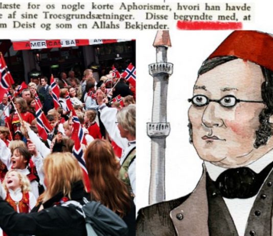 Henrik Wergeland ville dø som «Allahs dyrker og bekjenner» 17. mai
