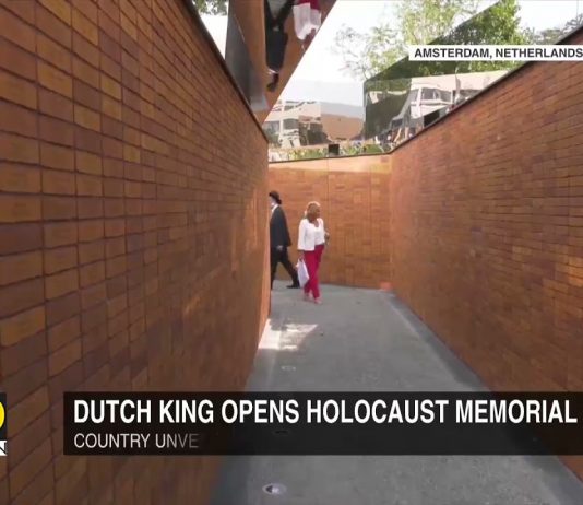 Holocaust-minnesmerke i Nederland innvies
