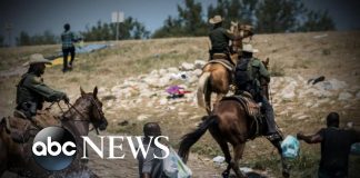 Bilder av grensevakter med pisk-lignende reimer i USA vekker oppsikt