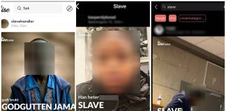 Lagt ut som slave på gjenbruksapp