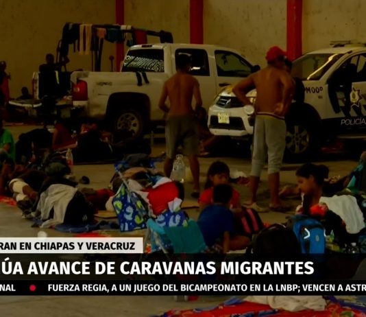 600 migranter stuet sammen i to vogntog i Mexico
