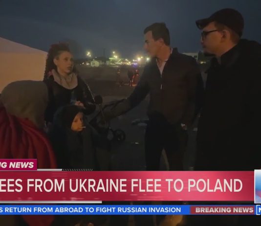 Ukrainske flyktninger møtes med varm suppe og solidaritet i Polen
