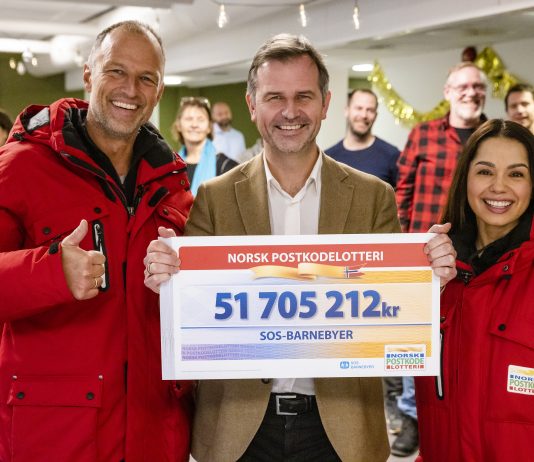 Loddsalg gir 51 millioner til barn på flukt