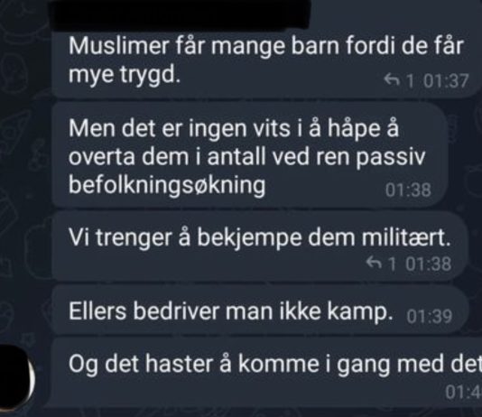 «Svein» oppfordrer til å drepe muslimske barn