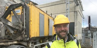 Nødstrømsaggregat til krigsherjede Ukraina