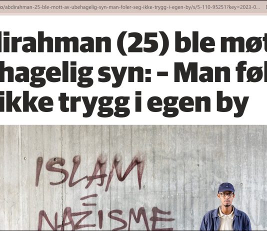 Abdirahman (25) opprørt over taggingen