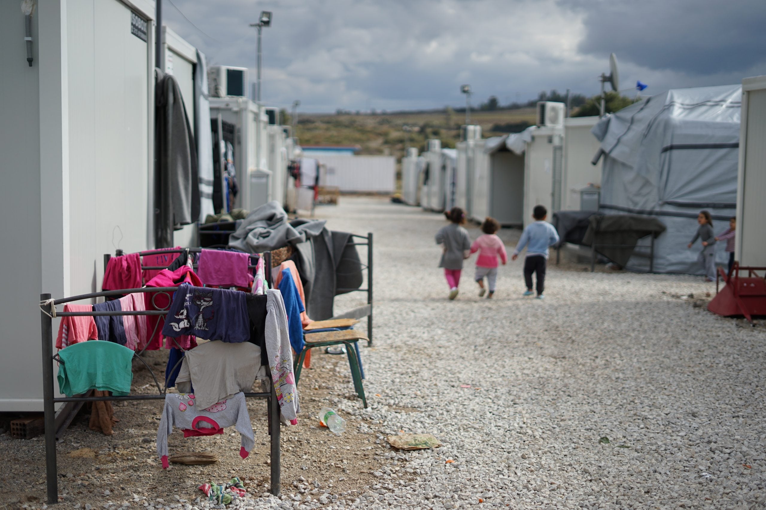 Syrian refugee camp in the outskirts of Athens. Over 6.6 million Syrians were forced to flee their home since 2011. Many are still stranded in refugee camps in Turkey and Greece, waiting (and hoping) to be granted asylum in European countries or beyond. According to the United Nations Universal Declaration of Human Rights of 1948, "everyone has the right to seek and to enjoy in other countries asylum from persecution". In practice, despite the existence of well-founded fear of persecution, many host countries are not upholding the basic right of asylum.