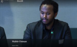 Mahir Osman, tidligere leder for Muslimsk Studentsamfunn, juridisk fagmedarbeider i Islam Net.