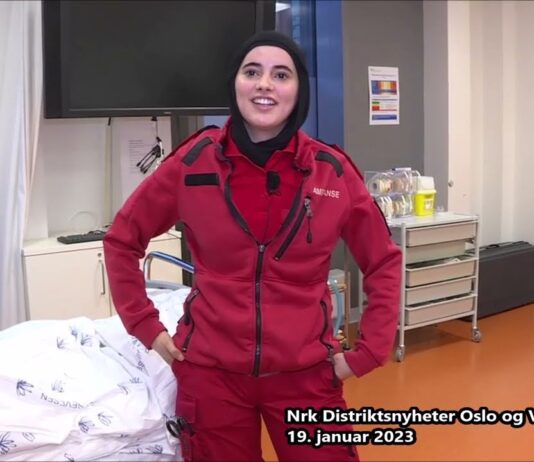 Først i landet med hijab i ambulansetjenesten