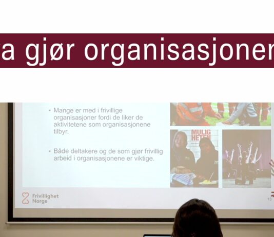 Lanserer undervisningsmateriell om frivillighet