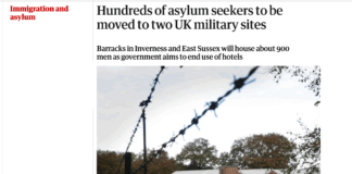 Storbritannia vil flytte asylsøkere til militærbaser