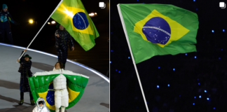 Norsk-brasiliansk OL-håp bar flagget på San Siro