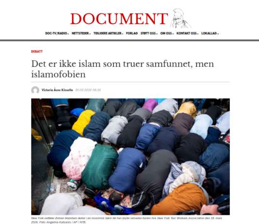 Ikke islam, men frykten for islam truer samfunnet
