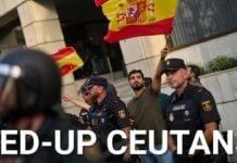 Uroen vokser i Ceuta: Protester endte i sammenstøt med politiet