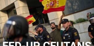 Uroen vokser i Ceuta: Protester endte i sammenstøt med politiet