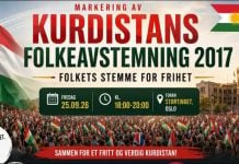 Ni år etter folkeavstemningen samles kurdere utenfor Stortinget