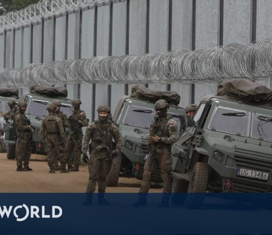 Lastebil med migranter stoppet i Polen