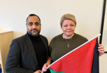 Bak Palestina-flagget står kampen om topplassen i Oslo Ap