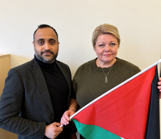 Bak Palestina-flagget står kampen om topplassen i Oslo Ap