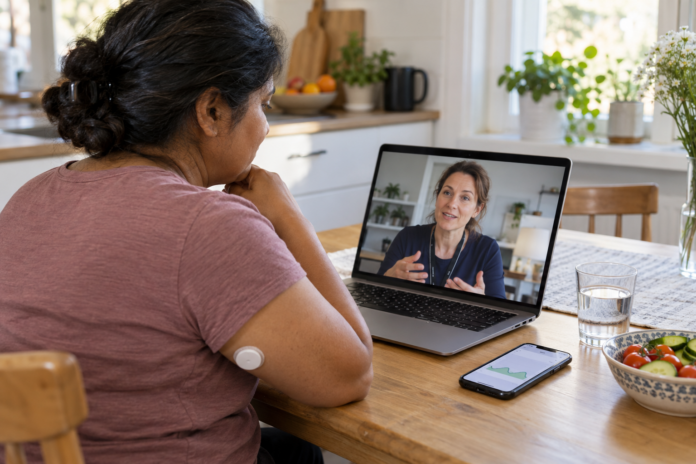 Digital diabetesstøtte ved kjøkkenbordet