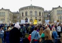 Barna streiket. Regjeringene fortsatte oljeletingen.
