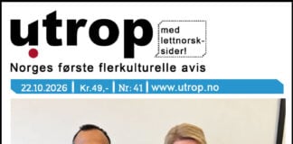 Utrops utgave 41 – 2026 er ute nå!
