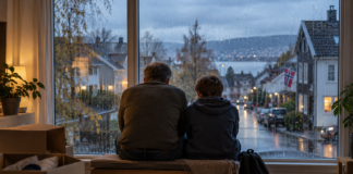 Vi skulle snart hjem. Nå har vi bygget et liv her.