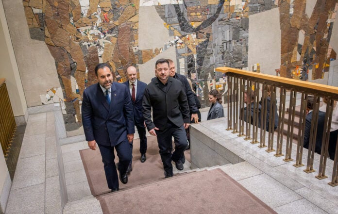 Zelenskyj Stortinget 21.10.2026